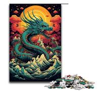 1000 Pieces Chinese Dragon Adult Jigsaw Puzzles Family Fun Family Game Stress Reliever Difficult Challenge 75x50cm