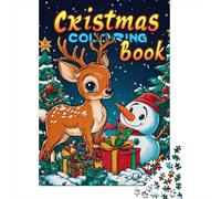 1000 Pieces Christmas Elk And Snowman Jigsaw Puzzles Adults Difficulty Jigsaw Puzzles Education Toys Games 1000pcs (75x50cm)