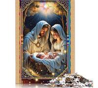 1000 Pieces Christmas Magic Nativity Jigsaw Puzzles for Adults Jigsaw Puzzle for Family Time Brain Challenge 1000pcs (75x50cm)