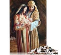 1000 Pieces Christmas Magic Nativity Puzzle Jigsaw Adults Jigsaw Difficulty Jigsaw Educational Game Toy Family Decoration 1000pcs (75x50cm)