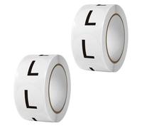 1000 Pieces Clothing Size Round Sticker, 1" inch Circle Clothes Size Labels, 2 Rolls 500 Pieces/roll Self Adhesive Apparel Sizing Tags for T Shirts Trousers Skirt Retail (L, 2.5 cm/ 25 mm Diameter)