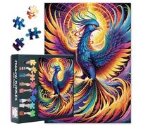 1000 Pieces Colorful Bird Jigsaw Puzzles for Adults Funny Challenging Beautiful Colorful Bird Puzzles for Adults Animal Theme Puzzle Game for Family Party Night 27.5"X19.7"
