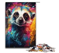 1000 Pieces Colorful Cute Meerkat Puzzles for Adults Wooden Jigsaw Family Games1000 PCS(38x26cm)