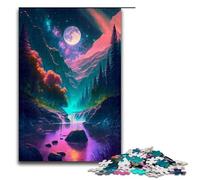 1000 Pieces Colorful Landscape Adult Jigsaw Puzzles Family Fun Family Game Stress Reliever Difficult Challenge 75x50cm