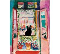 1000 Pieces - Colour Fun Jigsaw - Cute Cats Black Oil Painting - For Adult Personalised Challenge Toys - Memory Cognition Game - Zp399Aw