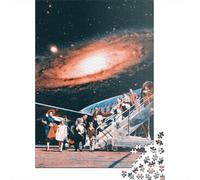 1000 Pieces Coming Home From Space Creative Square Jigsaw Puzzles for Adults & Wooden Puzzles Challenging Game 1000pcs (75x50cm)