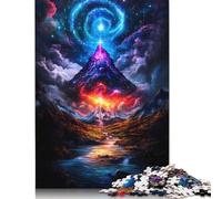 1000 Pieces Cosmic Mountain Landscape Jigsaw Puzzles for Adults Intellectual Game Jigsaw Puzzle Toys for Kids 1000pcs (75x50cm)