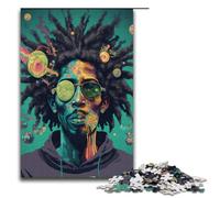 1000 Pieces Cosmic Rastafarian Puzzles for Adults Impossible Puzzle Stress Reliever for And Teenager Age 14 And Up 1000 PCS(38x26cm)