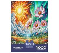 1000 Pieces Cosmos Bipinnatus Jigsaw Puzzles for Adults Challenging Game Jigsaw Puzzle Home Decoration for Adults And Kids Age 12 Years Up 70x50cm/1000pcs