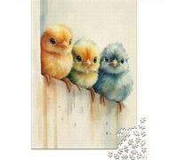 1000 Pieces Creative Jigsaw Puzzles Cute Chick Jigsaw Rectangular Puzzle Toy for Adults 1000pcs (38x26cm)