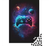 1000 Pieces Creative Jigsaw Puzzles Gaming Controller1 Jigsaw Puzzles Rectangular Puzzle Educational Toy for Adults 1000pcs (38x26cm)