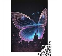 1000 Pieces Creative Jigsaw Puzzles Glow Butterfly564 Jigsaw Puzzles Rectangular Puzzle Educational Toy Gift for Adults 1000pcs (75x50cm)