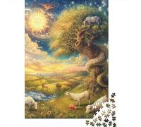 1000 Pieces Creative Jigsaw Puzzles Jungle Animals Jigsaw Puzzles Rectangular Puzzle Educational Toy for Adults 1000pcs (75x50cm)