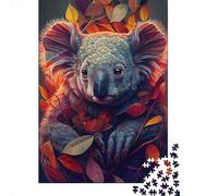 1000 Pieces Creative Jigsaw Puzzles The Cozy Koala Jigsaw Puzzles Rectangular Puzzle Educational Toy for Adults 1000pcs (38x26cm)