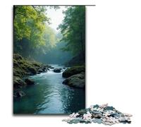 1000 Pieces Creek Water Adult Jigsaw Puzzles Family Fun Jigsaws Family Game Stress Reliever Difficult Challenge Puzzle 1000 PCS(75x50cm)
