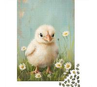 1000 Pieces Cute Chick Jigsaw Puzzles for Adults Intellectual Game Jigsaw Puzzle Toys for Kids 1000pcs (75x50cm)