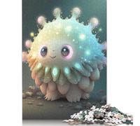 1000 Pieces Cute Monsters Puzzle for Adults Wooden Puzzles Jigsaw Puzzles for Adults Educational Game Challenge Toy 1000pcs (75x50cm)