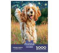 1000 Pieces Cute Pet Dog Jigsaw Puzzles for Adults Family Challenge Toys Jigsaw Puzzle Home Decors for The Whole for Women, Gifts for Men 38x26cm/1000pcs