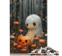 1000 Pieces Cute Pumpkin Ghost for Adults Difficult Jigsaw Puzzles for Adults Family Fun Jigsaws Puzzles 1000pcs (38x26cm)