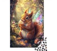 1000 Pieces Cute Squirrel Jigsaw Puzzles for Adults Intellectual Game Jigsaw Puzzle Toys for Kids 1000pcs (75x50cm)