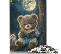 1000 Pieces Cute Teddy Bear for Adults Difficult Jigsaw Puzzles for Adults Family Fun Jigsaws Puzzles 1000pcs (75x50cm)