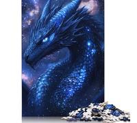 1000 Pieces Cute Toddler Dragon Jigsaw Puzzles for Adults Wooden Puzzles for Adults Teenager Man Woman Gift 1000pcs (75x50cm)