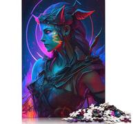 1000 Pieces Dark Artemis Puzzle Jigsaw Difficulty Puzzle Jigsaw Educational Game Toy 1000pcs (75x50cm)