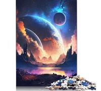 1000 Pieces Dawn Of The Cosmos Jigsaw Puzzles Difficulty Jigsaw Puzzles Education Games Toys (75x50cm)