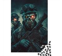 1000 Pieces Dead Army Zombie Soldier1 for Adults Difficult Jigsaw Wooden Puzzle for Adults Christmas Eve Gifts 1000pcs (38x26cm)