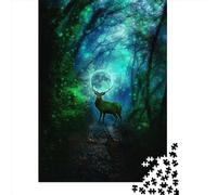 1000 Pieces Deer In The Forest Jigsaw Puzzles for Adults Paper Puzzles for Adults Teenager Man Woman Gift 1000pcs (38x26cm)