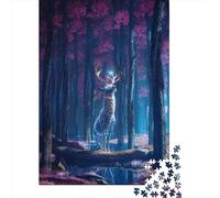 1000 Pieces Deer Jigsaw Puzzle, Creative Rectangular Paper Jigsaw Puzzles for Adults, Large Puzzles for Family Educational Game 1000pcs (38x26cm)