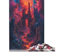 1000 Pieces Demons Hell Jigsaw Puzzles for Adults Jigsaw Puzzle for Family Time Brain Challenge 1000pcs (75x50cm)