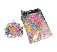 1000 Pieces Disposable Hair Bands Ponytail Holder TPU Rubber, Girls Hair Accessories, 20g (Colour 2)
