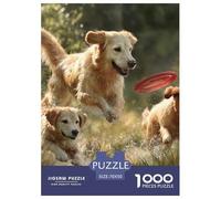 1000 Pieces Dog Jigsaw Puzzle Adults Teens Fun Relaxation Activity Cute Pet Precision Fit Gift Box 70x50cm/1000pcs