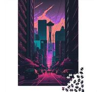 1000 Pieces Downtown Seattle5 Puzzle for Adults Wooden Puzzles Jigsaw Puzzles for Adults Educational Game Challenge Toy 1000pcs (75x50cm)