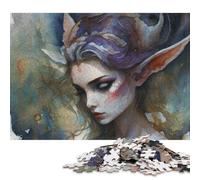 1000 Pieces Dreaming Faerie Jigsaw Puzzle Wooden Puzzle Adult Jigsaw Puzzle Sustainable Puzzle for Adults 1000pcs (75x50cm)