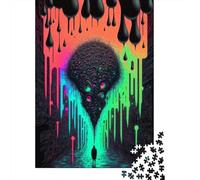 1000 Pieces Dripping Visions Square Jigsaw Puzzles for Adults And Wooden Puzzles Children Puzzles 1000pcs (75x50cm)