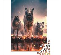 1000 Pieces Dying Embers Creative Square Jigsaw Puzzles for Adults & Paper Puzzles Challenging Game 38x26cm/1000pcs