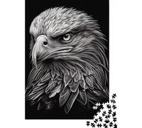 1000 Pieces Eagle Drawn for Adults Difficult Jigsaw Paper Puzzle for Adults Christmas Eve Gifts 1000pcs (38x26cm)