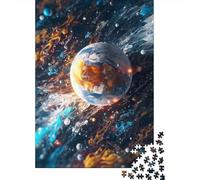 1000 Pieces Earth Of Universe for Adults Difficult Jigsaw Paper Puzzle for Adults Christmas Eve Gifts 1000pcs (38x26cm)