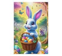 1000 Pieces Easter Eggs Puzzles for Adults, Bunny DIY Puzzle, Creative Entertainment, Gift, Amusement, Classic Puzzles 1000 PCS
