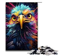 1000 Pieces Emu's Colorful Psychedelic Adult Jigsaw Puzzles Family Fun Jigsaws Family Game Stress Reliever Difficult Challenge Puzzle 1000 PCS(75x50cm)