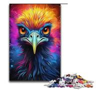 1000 Pieces Emu's Colorful Psychedelic Adult Jigsaw Puzzles Family Fun Jigsaws Family Game Stress Reliever Difficult Challenge Puzzle 1000 PCS(38x26cm)