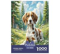 1000 Pieces English Springer Spaniel Jigsaw Puzzles for Adults Family Challenge Toys Jigsaw Puzzle Home Decors for Adults And Kids Age 12 Years Up 38x26cm/1000pcs