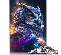 1000 Pieces Fantastic Owl Square Jigsaw Puzzles for Adults And Wooden Puzzles Children Puzzles 1000pcs (75x50cm)