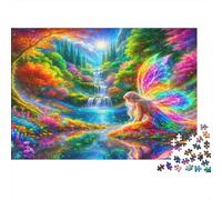 1000 Pieces Fantasy Fairyland Paper Puzzle for Adults Brain Teaser Beautiful Magical Scenery Jigsaw, Decorative Paper Puzzle for Home 38x26cm/1000pcs