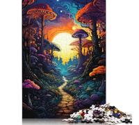 1000 Pieces Fantasy Sunset Landscape Puzzle Jigsaw Difficulty Puzzle Jigsaw Educational Game Toy 1000pcs (75x50cm)