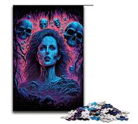 1000 Pieces Fear of The Unknown Puzzle Game Jigsaw for Adults Suitable for Couples for And Teenager Age 14 Years Up 75x50cm