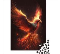 1000 Pieces Fiery Phoenix Square Jigsaw Puzzles for Adults And Paper Puzzles 38x26cm/1000pcs