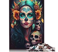 1000 Pieces 'Fiesta De Los Muertos Puzzle Jigsaw Adults Puzzles Difficulty Jigsaw Educational Game Toy (75x50cm)